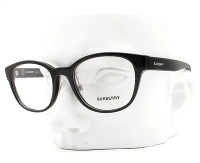Burberry Peyton Eyeglasses Glasses B 2381-D 3001 Polished Black 51mm with Case - Image 1 of 4