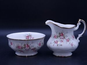 Paragon Victoriana Rose Sugar Bowl(Tea) and Milk Jug (Tea)-1st Quality