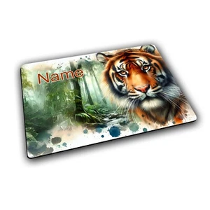 Platzset Kinder Tiger mit Name / Tischset personalisiert / Platzdecke - Bild 1 von 10