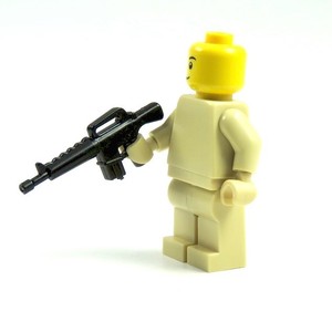 5 Custom Waffen Gewehr MG MP SG für LEGO® Figuren Soldat Polizist SWAT