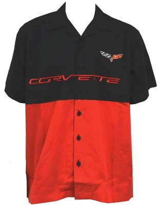 David Carey Originals Corvette Shirt Mens  Red & Black, Medium, New without tags - Image 1 of 2