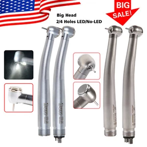 2/4-Hole Dental Fast High Speed Handpiece|Fiber Optic E-generator LED/No LED - Picture 1 of 50