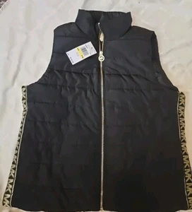 MICHAEL.Michael Kors Black Puffer Quilted Vest , P/M New With Tags - Picture 1 of 9