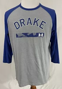 University of Drake Bulldogs - Under Armour Raglan T-Shirt - Men's Large - Picture 1 of 4