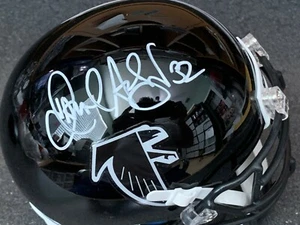 JAMAL ANDERSON ATLANTA FALCONS SIGNED SCHUTT MINI HELMET - Picture 1 of 1