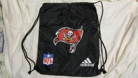 NFL Tampa Bay Buccaneers Bucs Sling bag School Gym Softsided Backpack by Adidas Cover
