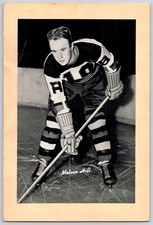 Melvin Hill 1934-43 Beehive Corn Syrup Group 1 Boston Bruins NHL Hockey Photo