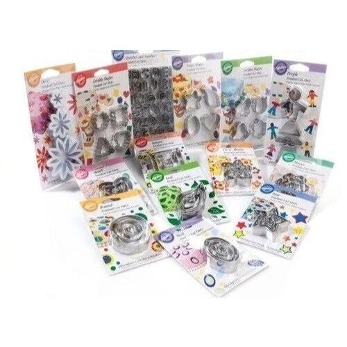 Lot Wilton 82 Fondant Cut-outs Cookie Cutters Gum Paste Cake Decorating Supplies - Image 1 of 1