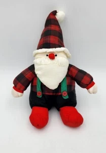 Vintage, Department 56, Santa Clause Plush, Polyester Stuffed, Flannel,Christmas - Picture 1 of 7