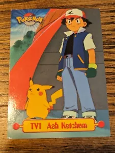 Pokemon Topps TV1 Ash Ketchum TV Animation Edition Non-Holo - Picture 1 of 10