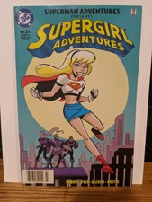 Superman Adventures 21 1st animated Supergirl Newsstand See Description and pics