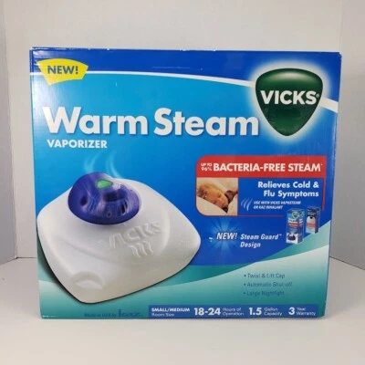 Vicks WarmSteam (V150SG) 5.6 L Night Light Auto-Shut Off Vaporizer - White - Image 1 of 4