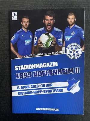 RL Südwest 2017/2018 FC Astoria Walldorf - TSG 1899 Hoffenheim II, 06.04.2018 - Bild 1 von 4