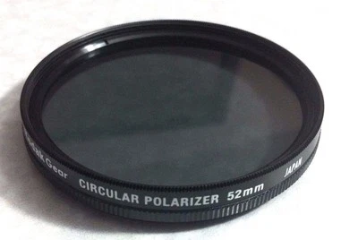 52mm CIRCULAR POLARIZER CIR PL Lens Glass FILTER CPL 52 mm Japan Kodak C-PL P-CL - Image 1 of 4
