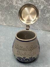 Bierkrug ,,Waltenhofener Bierkrügle" - 0,5 Liter - Handarbeit - mit Zinndeckel