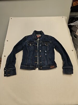 Chaqueta vaquera vintage Guess Jeans niñas mediana azul envejecida  Foto 1 de 4