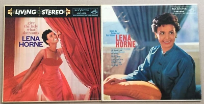 Lena Horne 2 LPs - Give the Lady What She Wants + Songs by Burke and Van Heusen - Image 1 of 4