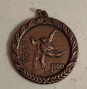 Bronze Medal Judo Sport Collection Vintage Design Martial Art - Picture 1 of 9