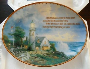 Bradford Exchange A LIGHT IN THE STORM Plate No. 4070A - Picture 1 of 3