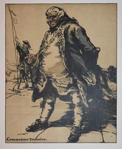 Listed English Artist William Nicholson Original Colors Lithograph 1900 Rare - Picture 1 of 8