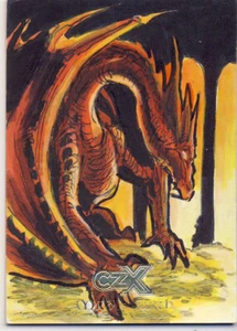 2022 Cryptozoic CZX Middle Earth Sketch Card Rodrigo Smaug - Picture 1 of 1