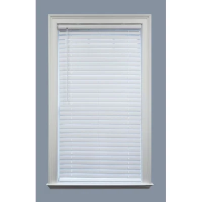 Blanco 28 in. W x 48 in. L x 2 in. Vinilo inalámbrico D Premium Plantation Blind 22D Foto 1 de 4