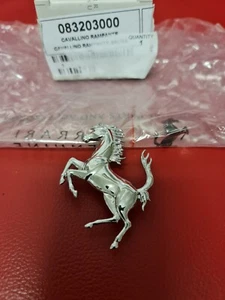 Ferrari Pferd Prancing Horse Badge 75mm 458 / F12 / TDF / La Ferrari / Original - Bild 1 von 2