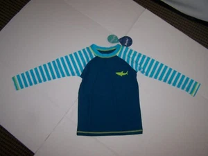 Hatley Boutique Boys Rashguard Great White Shark Long Sleeve Size 5 NWT - Picture 1 of 2