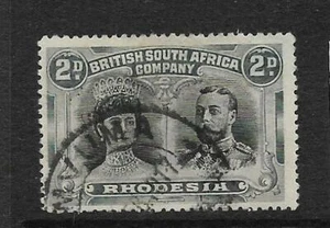 RHODESIA, DOBLE CABEZAL, MATASELLOS, 2d USADO UMVUMA D/C, FECHA 17 FEB, USO TARDÍO - Imagen 1 de 1
