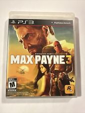 Max Payne 3 (Sony PlayStation 3, 2012) CiB With Manual Good Shape Video Game