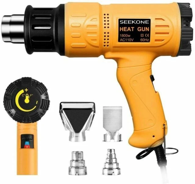 SEEKONE 1800W Heavy Duty Hot Air Gun Kit