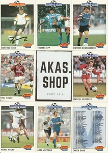 Fussball 92/ 93 Action Cards PANINI 1992/ 1993 Fußball Bundesliga Sammelkarten - Bild 1 von 161