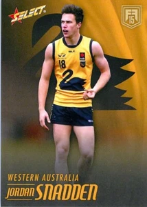 2015 Western Australia AFL Select Future Force Rookie Card - Jordan Snadden - Picture 1 of 3
