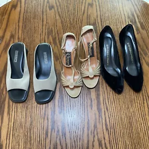 Women’s Shoes LOT 3 Size 6.5 Soles Comfortable Hills Save Shipping BLOW OUT - Picture 1 of 9