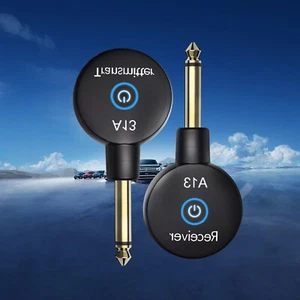 Receptor transmisor de guitarra inalámbrico de audio para guitarra bajo instrumento eléctrico nQ - Imagen 1 de 9