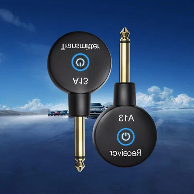 Audio Wireless Guitar Transmitter Receiver for Guitar Bass Electric InstrumentnQ - Image 1 of 4