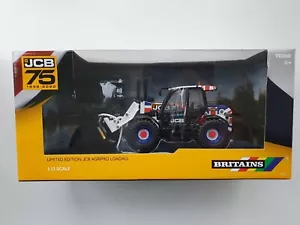 BRITAINS JCB AGRIPRO LOADALL 1/32 SCALE - UNION JACK 75TH ANNIV LTD EDITION - Picture 1 of 1