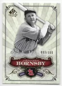 2006 SP LEGENDARY CUTS SP #194 Rogers Hornsby #93/550 - Picture 1 of 1