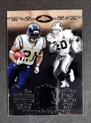 2007 Topps Chrome - Running Back Royalty #RBRD-TS Barry Sanders, LaDainian... - Image 1 of 2