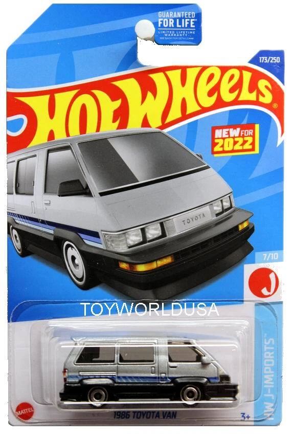 2022 风火轮 #173 HW J-Imports 1986 丰田 Van 银色 — 第 1/1 张图片