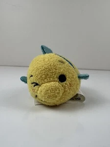 The Little Mermaid FLOUNDER Tsum Tsum 3" Plush Stuffed Toy Winking Flounder - Picture 1 of 10