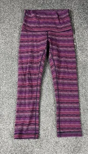 Lululemon Wunder Under Pant III Womens Size 6 Purple Space Dye Twist Leggings - Picture 1 of 14