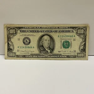 Serie 1990 USA Hundert Dollar Schein 100 Dollar Dallas ~ K 11430866 A - Bild 1 von 4