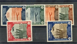 JUEGO DE CORREO AÉREO TRIPOLITANIA SC C43-8 (MI 229-34)**F-VF NH 1934 $120 - Imagen 1 de 1