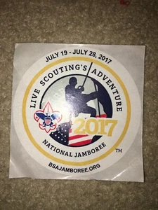 Adesivo Boy Scout BSA 2017 Live Scouting's Adventure National Jamboree - Foto 1 di 1
