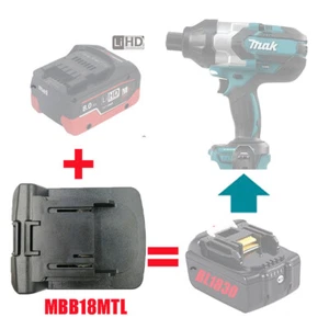 Battery Adapter For Metabo 18V Li-ion Battery Convert to Makita 18V Power Tools - Picture 1 of 7