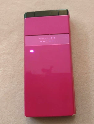 Teléfono celular Docomo P-06C magenta japonés abatible jp Foto 1 de 4