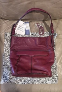 Rebecca Minkoff Jasper Hobo Bucket Purse, Port Red. EUC w/Tags & Dust Bag - Picture 1 of 8