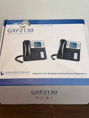 Teléfono IP empresarial Grandstream GXP2130 3 líneas sin fuente de alimentación Foto 1 de 2