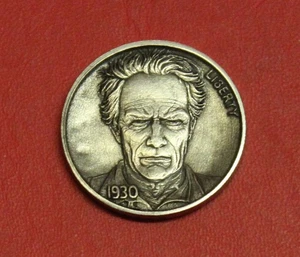 HOBO Buffalo Nickel Clint Eastwood Real US Nickel - Picture 1 of 2